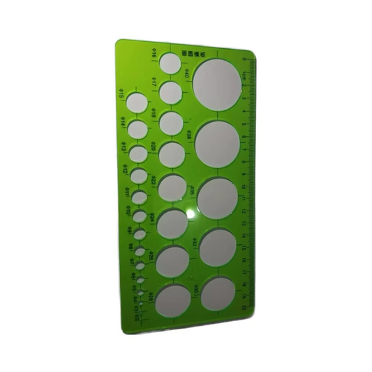 Green Circle Drawing Template